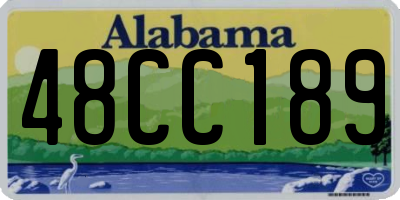 AL license plate 48CC189