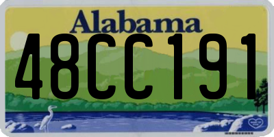 AL license plate 48CC191