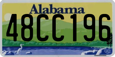 AL license plate 48CC196