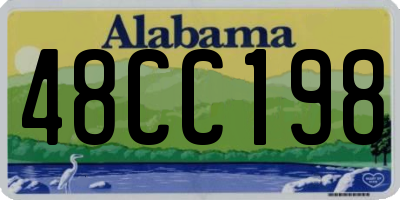 AL license plate 48CC198