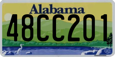 AL license plate 48CC201