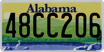 AL license plate 48CC206