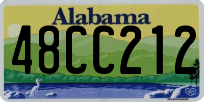 AL license plate 48CC212