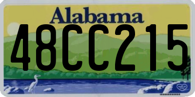AL license plate 48CC215