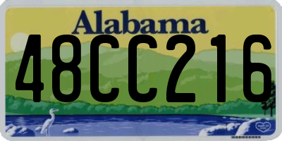 AL license plate 48CC216