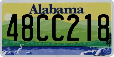AL license plate 48CC218