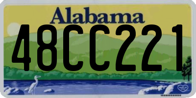 AL license plate 48CC221