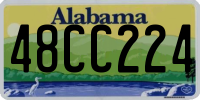 AL license plate 48CC224