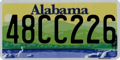AL license plate 48CC226