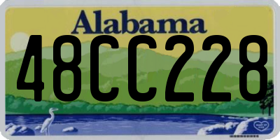 AL license plate 48CC228