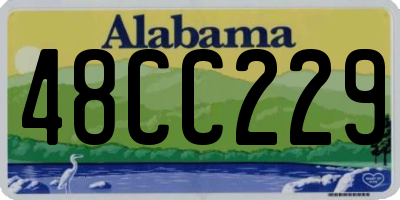 AL license plate 48CC229