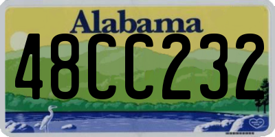 AL license plate 48CC232