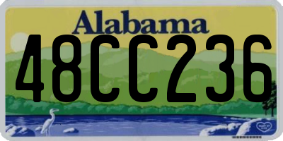 AL license plate 48CC236