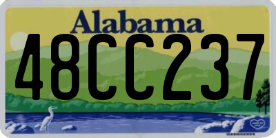 AL license plate 48CC237