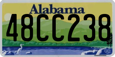 AL license plate 48CC238