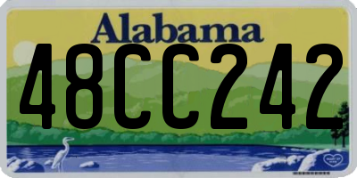 AL license plate 48CC242