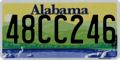 AL license plate 48CC246