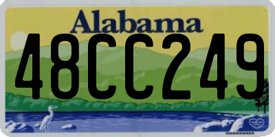AL license plate 48CC249