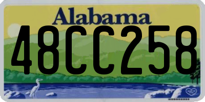 AL license plate 48CC258