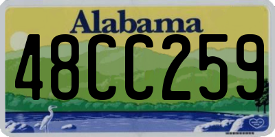 AL license plate 48CC259