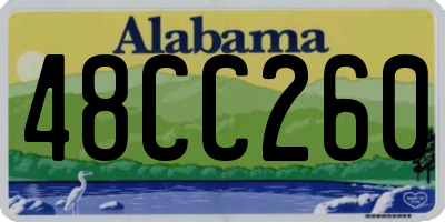 AL license plate 48CC260