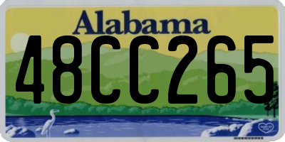 AL license plate 48CC265