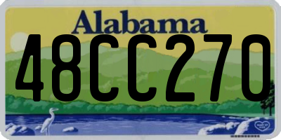 AL license plate 48CC270