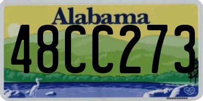 AL license plate 48CC273
