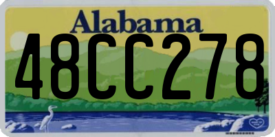 AL license plate 48CC278