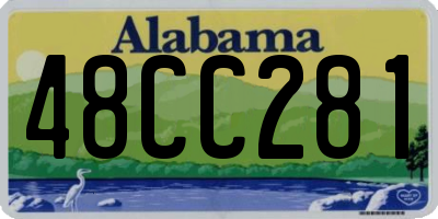 AL license plate 48CC281