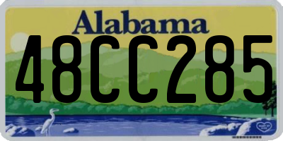AL license plate 48CC285