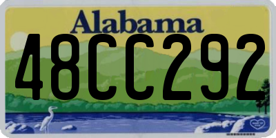 AL license plate 48CC292