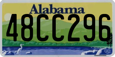 AL license plate 48CC296