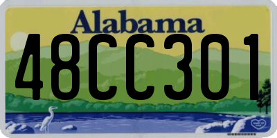 AL license plate 48CC301