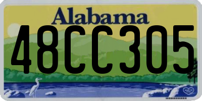 AL license plate 48CC305