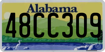 AL license plate 48CC309
