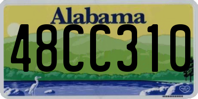 AL license plate 48CC310
