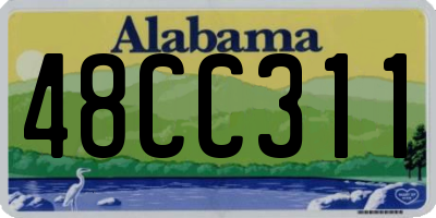 AL license plate 48CC311