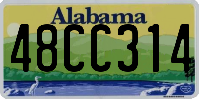 AL license plate 48CC314