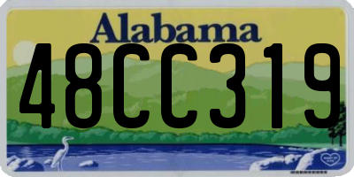 AL license plate 48CC319