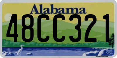 AL license plate 48CC321