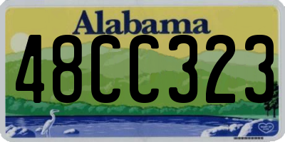 AL license plate 48CC323