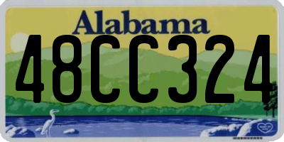AL license plate 48CC324