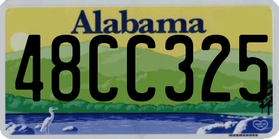 AL license plate 48CC325