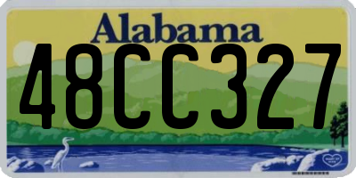 AL license plate 48CC327