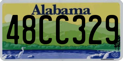 AL license plate 48CC329