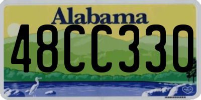 AL license plate 48CC330