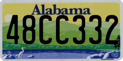 AL license plate 48CC332