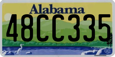 AL license plate 48CC335