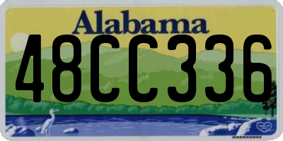 AL license plate 48CC336